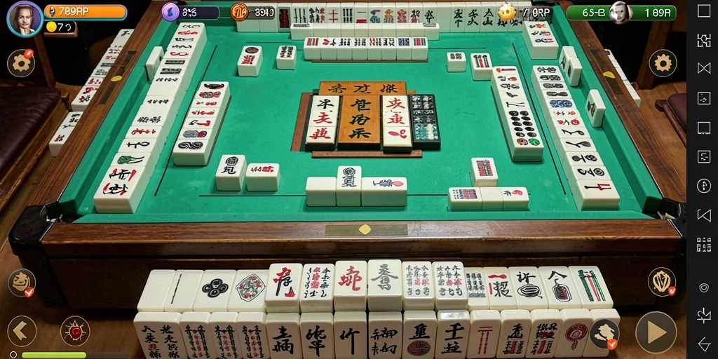 Tampilan gameplay Mahjong yang menarik dan interaktif di 789RP.