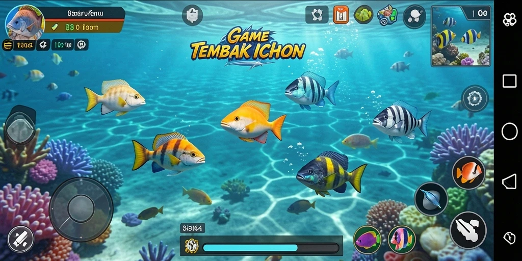 Gameplay seru menembak ikan di 8364.