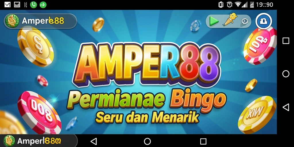 Tampilan dinamis gameplay Bingo AMPER88 yang menarik dan seru.