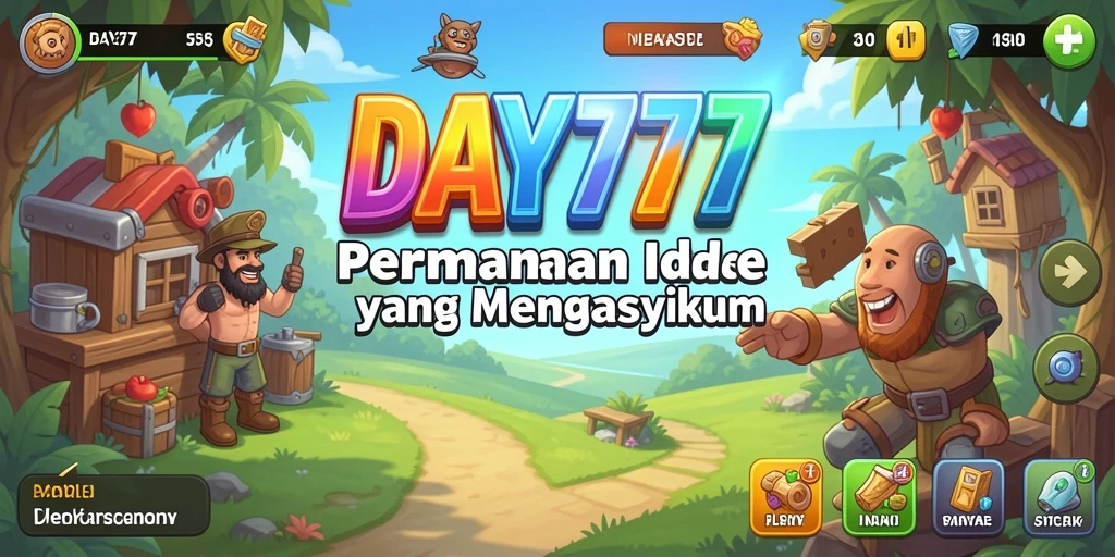 Tampilan menarik dari gameplay DAY777 dengan tema Idle yang seru.