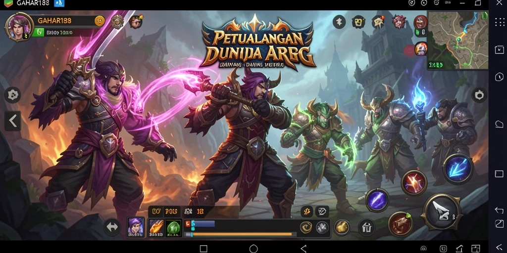 Gameplay menarik dalam dunia ARPG penuh aksi.