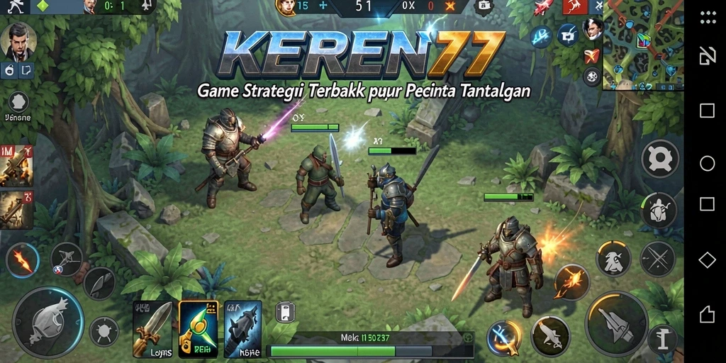 Tampilan menarik dari gameplay KEREN77 yang penuh strategi.
