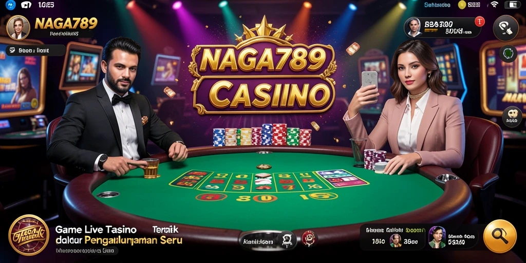 Gameplay Live Casino yang mendebarkan dan interaktif dari NAGA789.