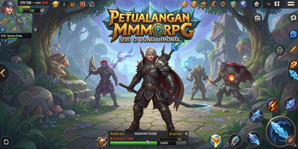 Tangkapan layar yang menunjukkan aksi gameplay seru dari VW108.